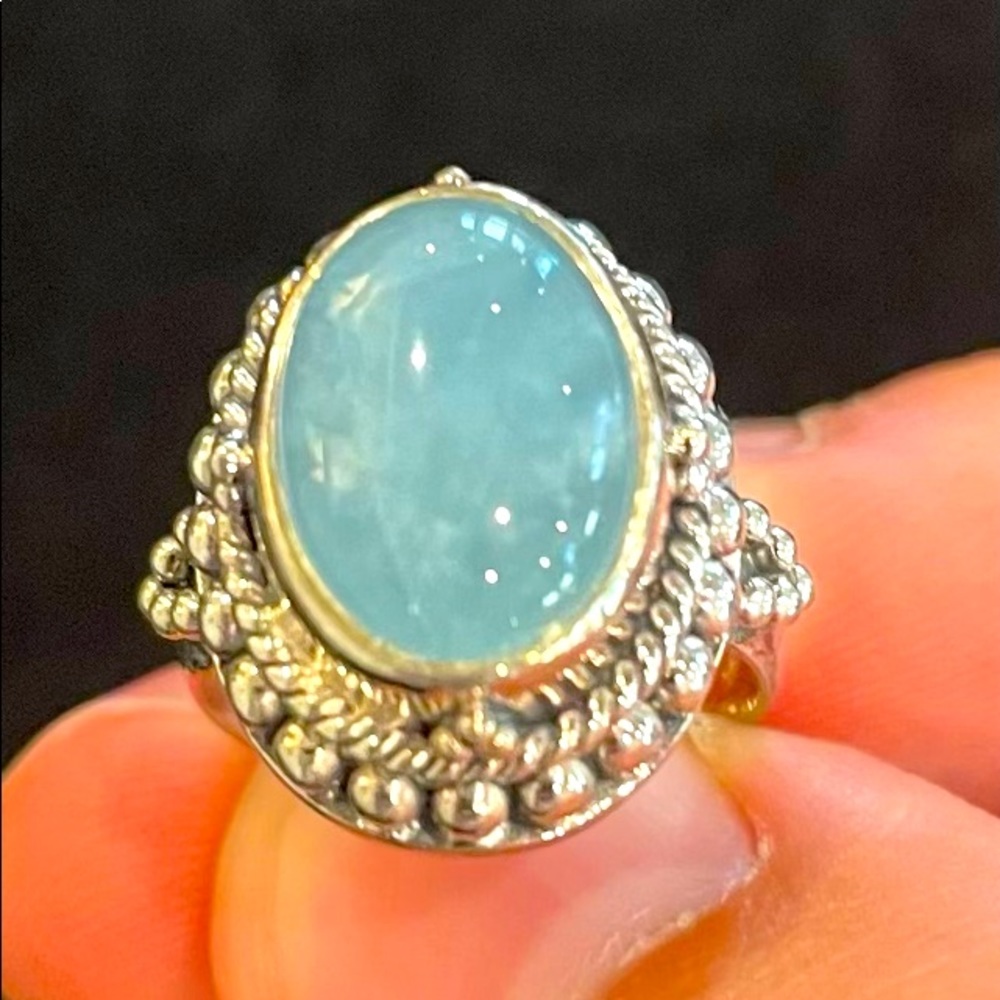 Samuel B Moonstone Silver Ring